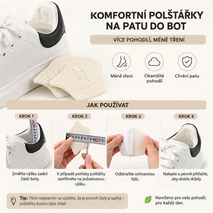 Komfortní polštářky na patu Oliviaro