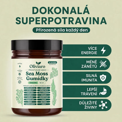 Gumídky s mořským mechem 16 v 1 Oliviaro